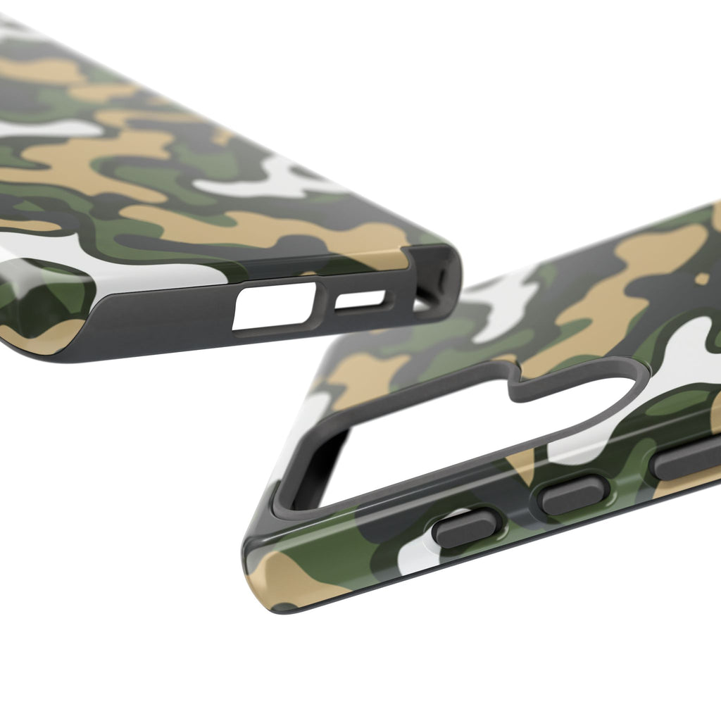Camouflage Tough Phone Case — Military Camo Protective Cover