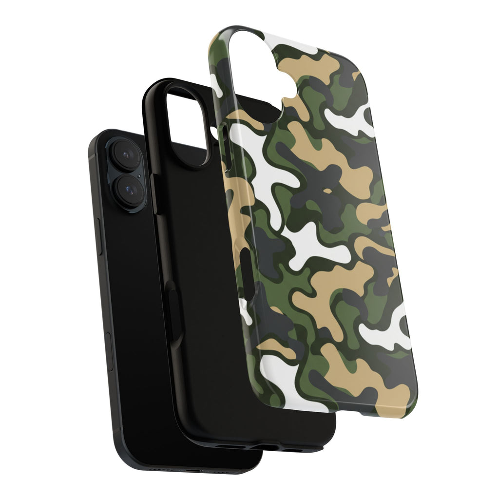 Camouflage Tough Phone Case — Military Camo Protective Cover