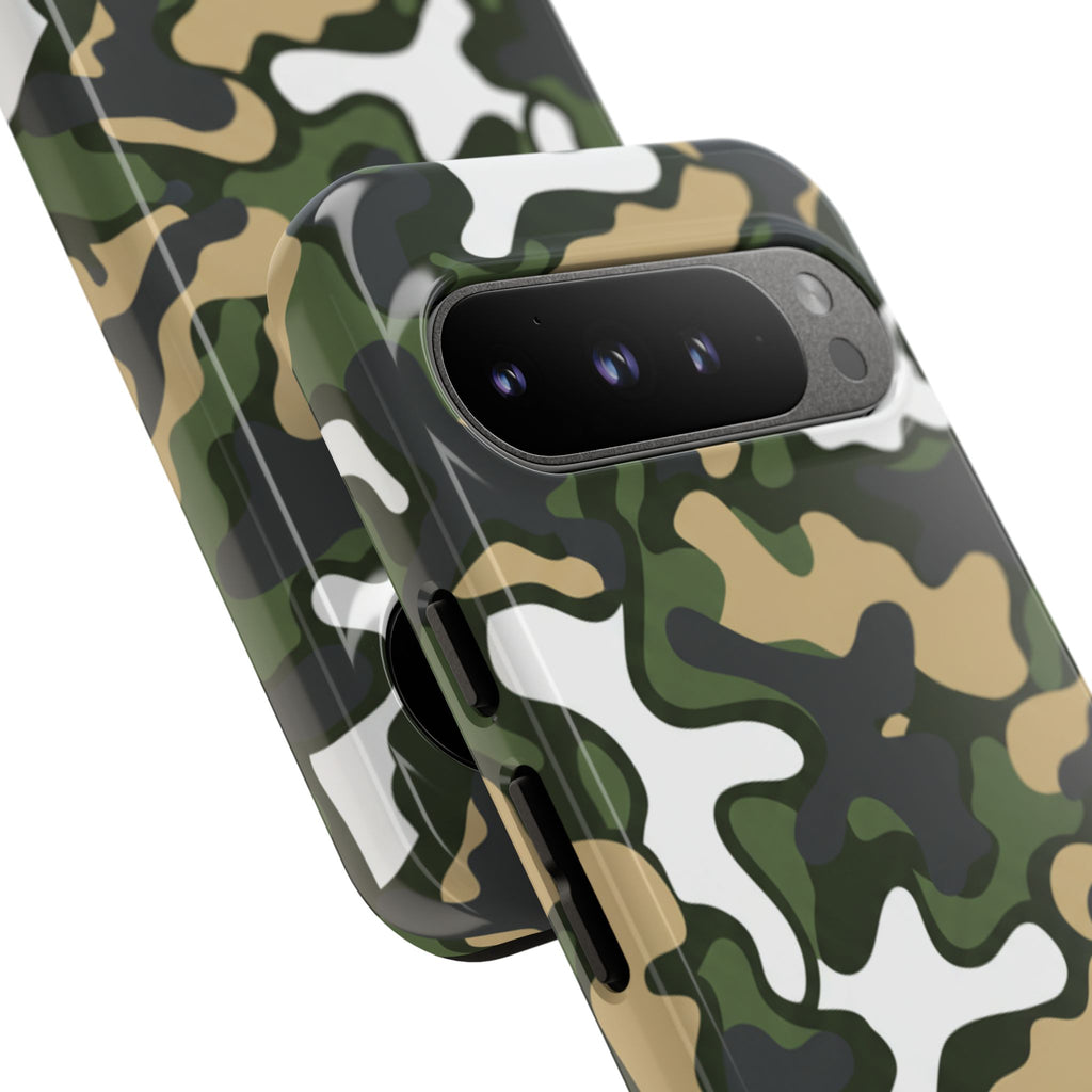 Camouflage Tough Phone Case — Military Camo Protective Cover