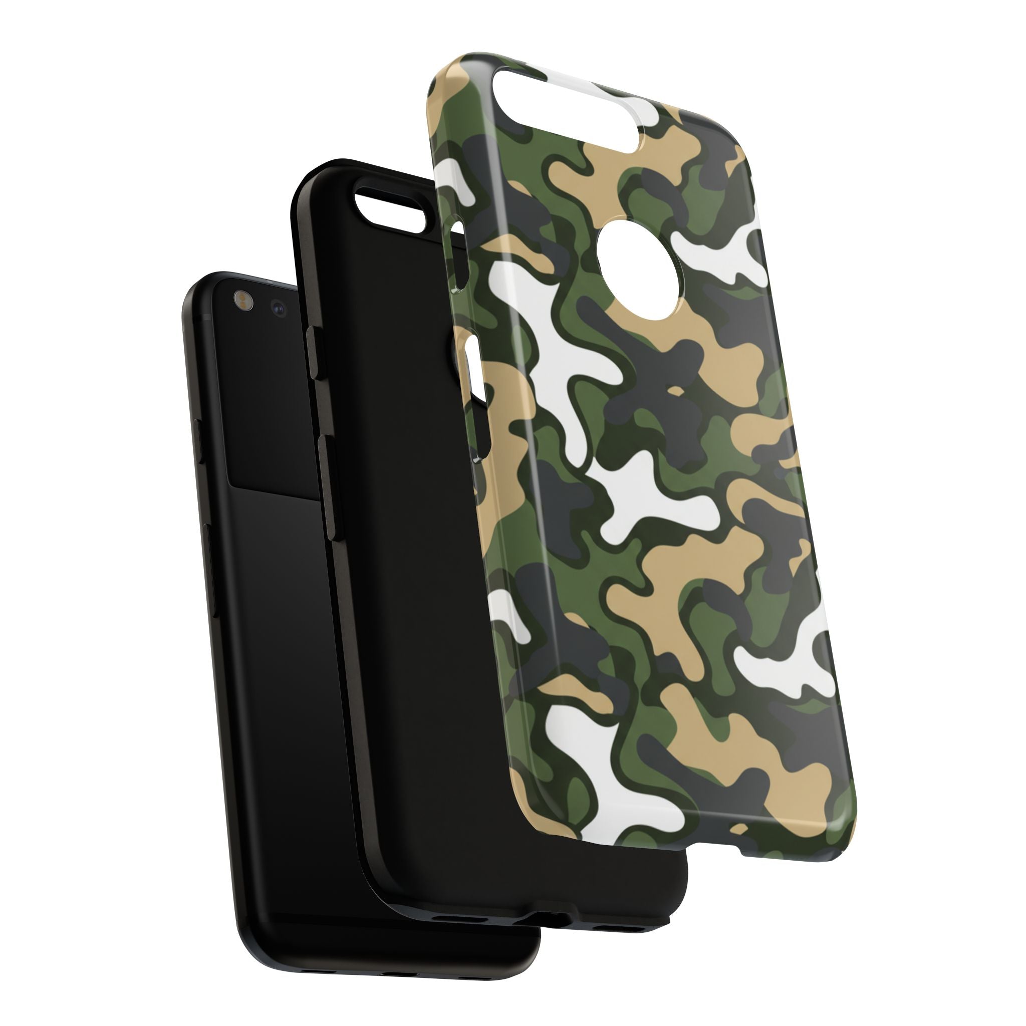 Camouflage Tough Phone Case — Military Camo Protective Cover