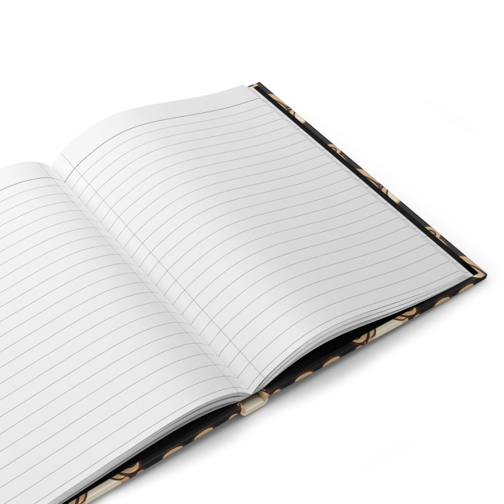 Teddy Bear Hardcover Journal — Cute Patterned Notebook for Kids & Gift
