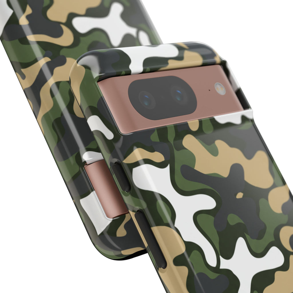 Camouflage Tough Phone Case — Military Camo Protective Cover