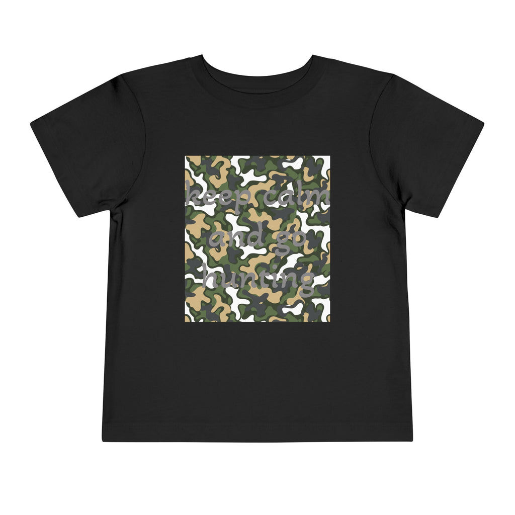 Toddlers' Camo Square Tee - Green Woodland Camouflage Shirt