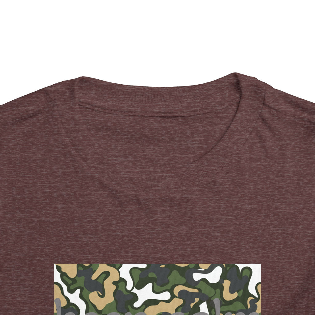 Toddlers' Camo Square Tee - Green Woodland Camouflage Shirt