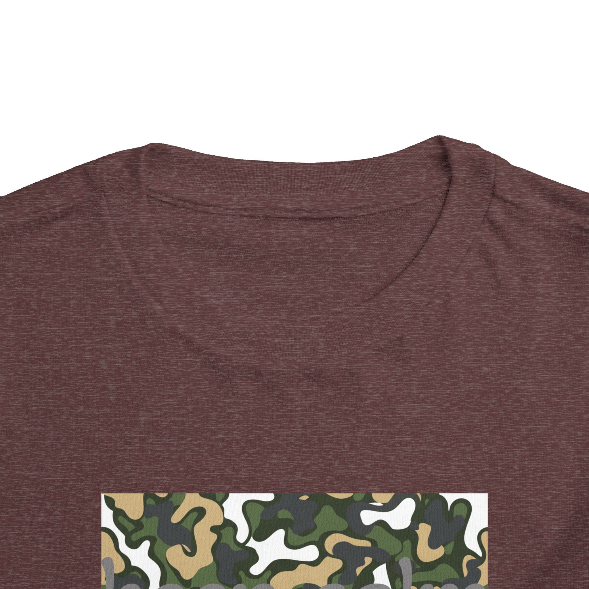 Toddlers' Camo Square Tee - Green Woodland Camouflage Shirt