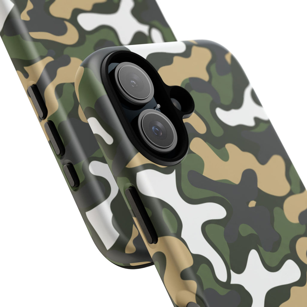 Camouflage Tough Phone Case — Military Camo Protective Cover