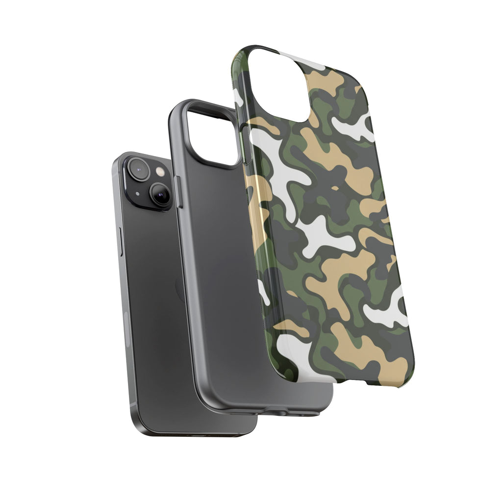 Camouflage Tough Phone Case — Military Camo Protective Cover