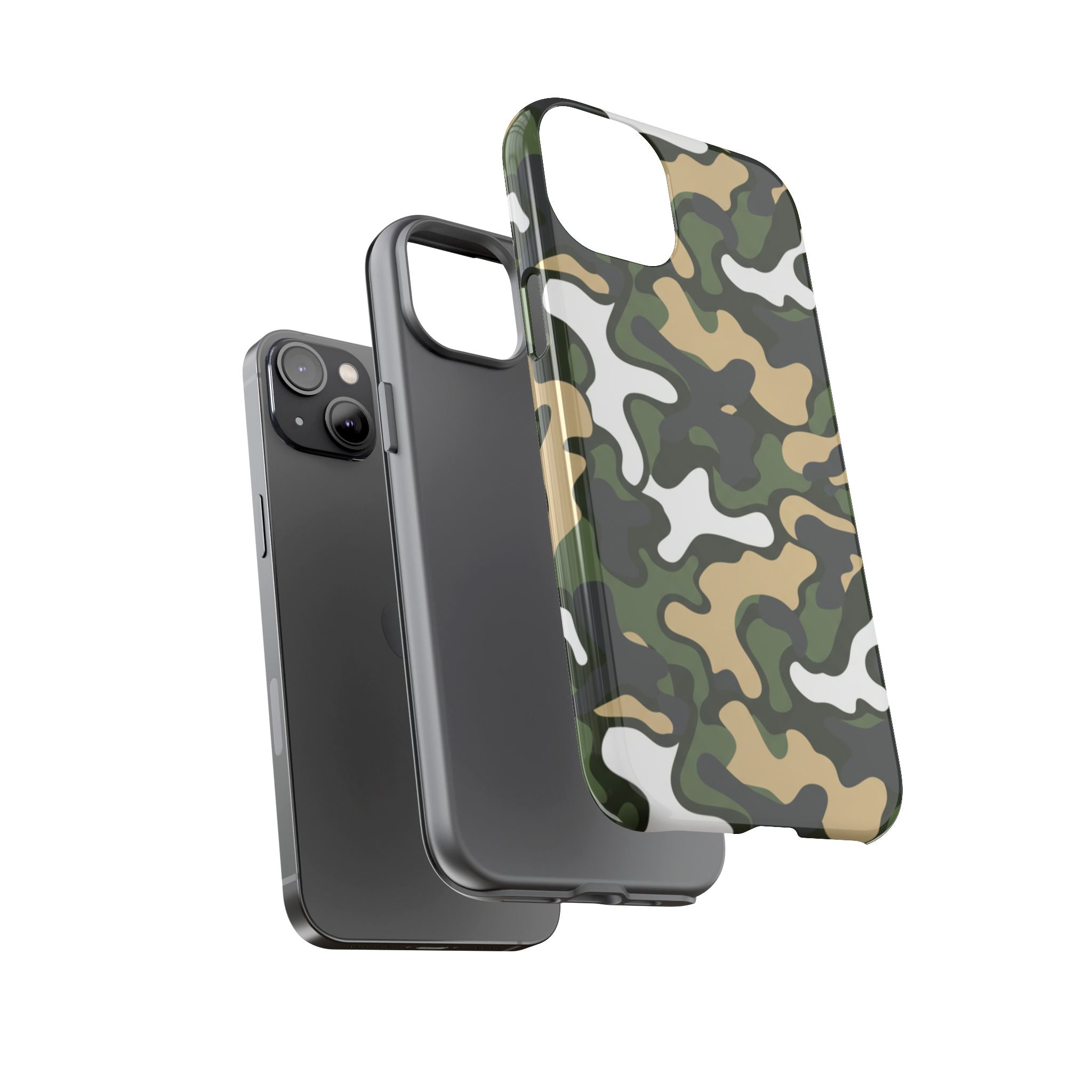 Camouflage Tough Phone Case — Military Camo Protective Cover
