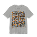 Leopard Print Orange Square T‑Shirt – Animal Print Graphic Tee