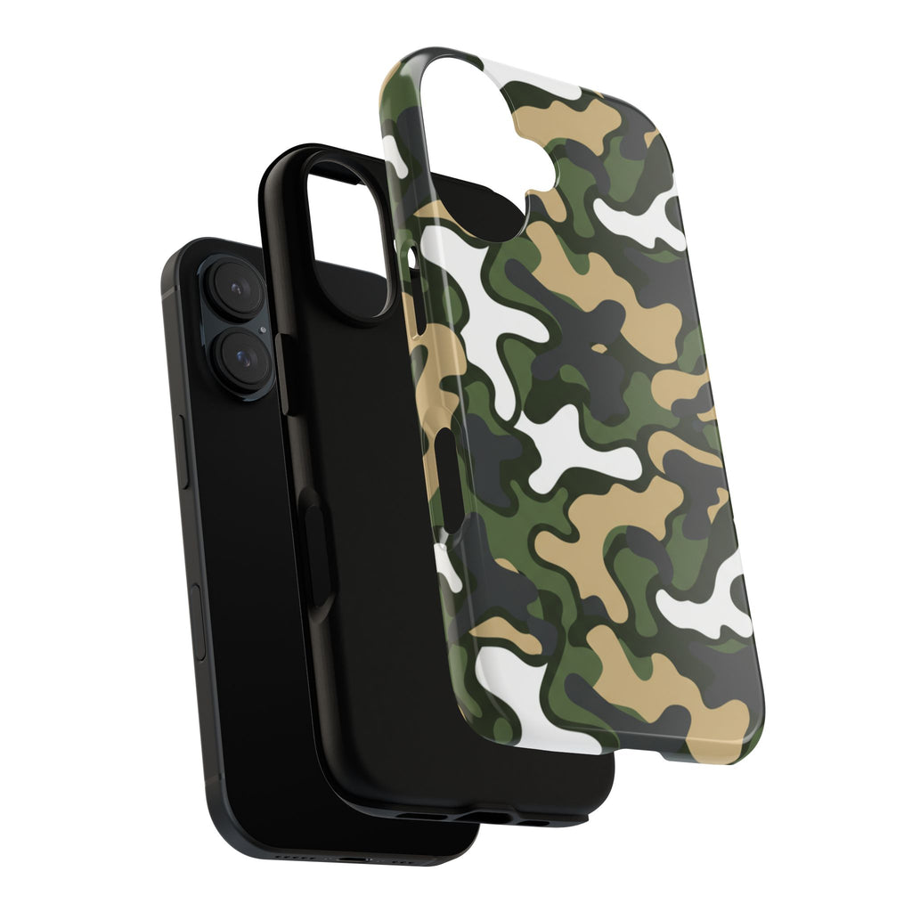 Camouflage Tough Phone Case — Military Camo Protective Cover