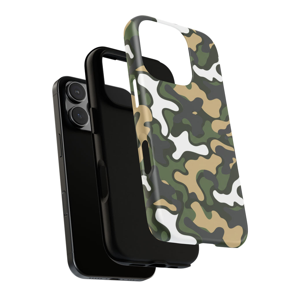 Camouflage Tough Phone Case — Military Camo Protective Cover