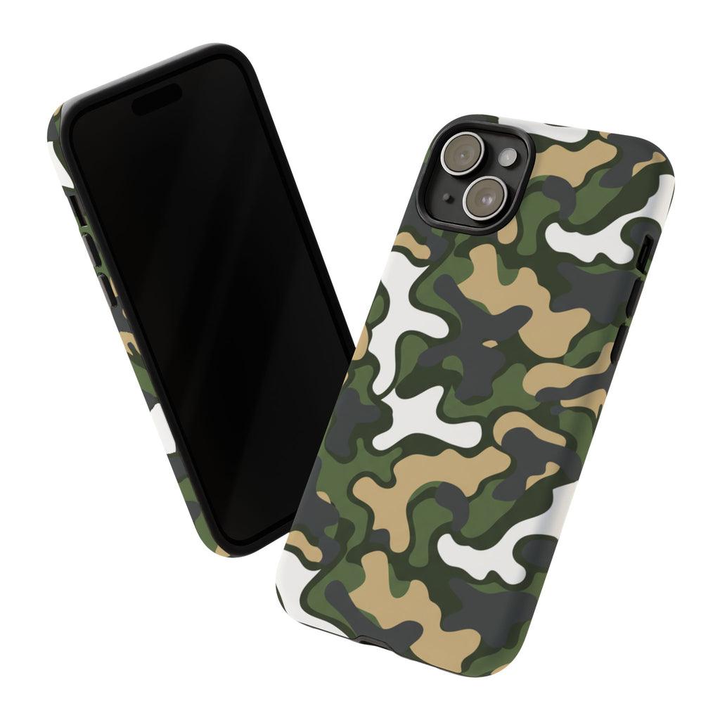 Camouflage Tough Phone Case — Military Camo Protective Cover