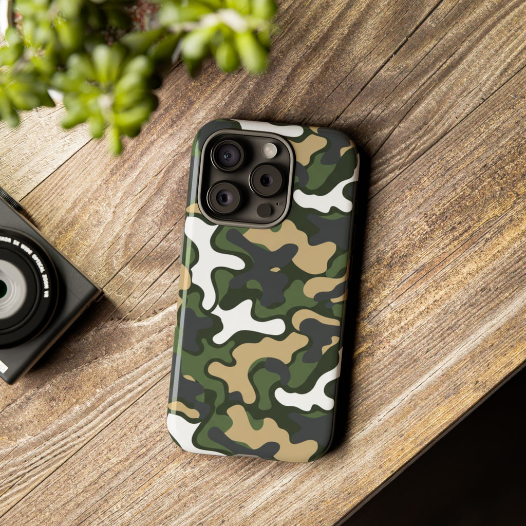 Camouflage Tough Phone Case — Military Camo Protective Cover