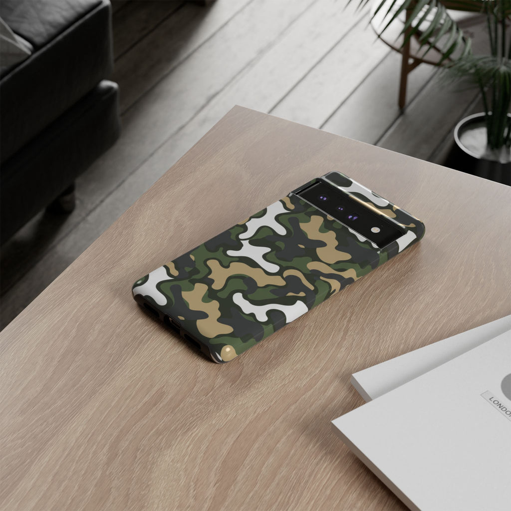 Camouflage Tough Phone Case — Military Camo Protective Cover