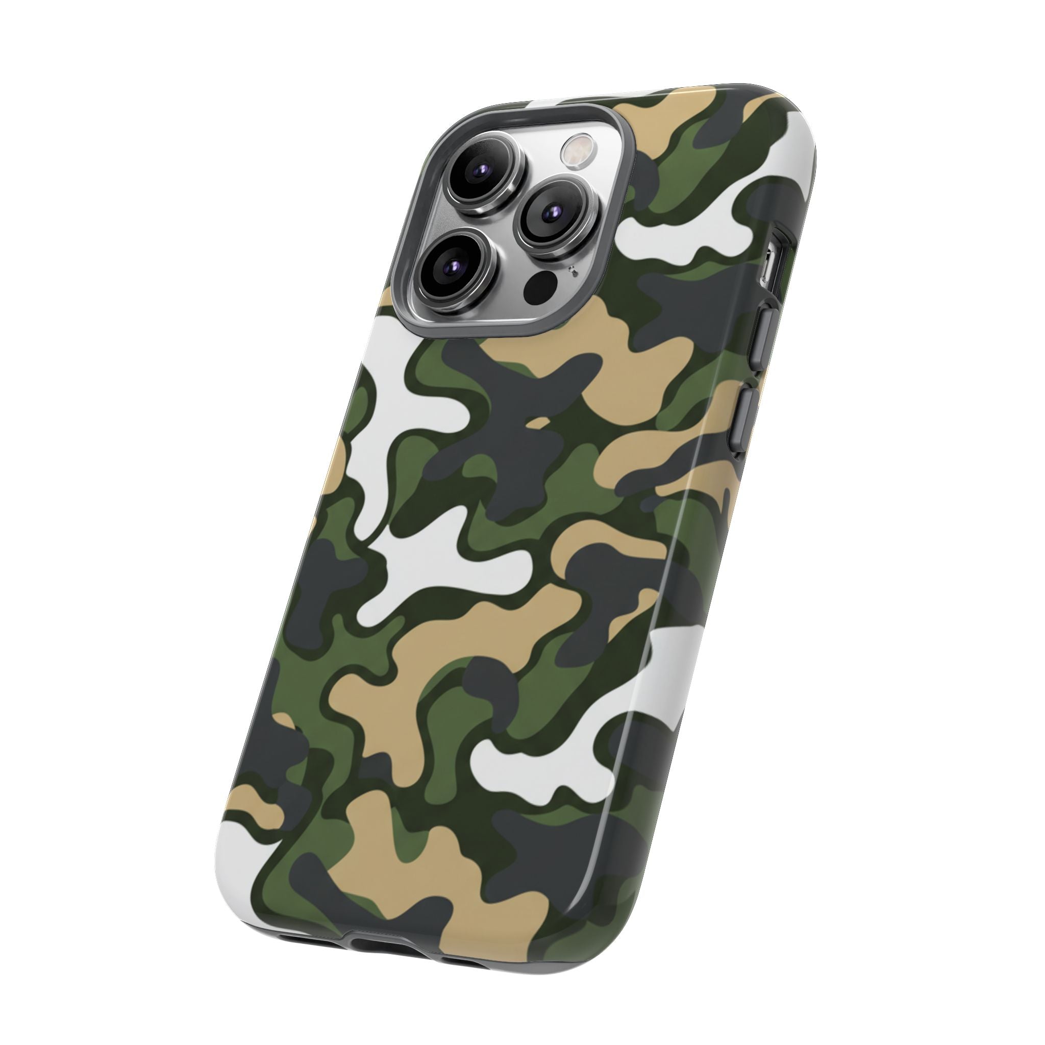 Camouflage Tough Phone Case — Military Camo Protective Cover