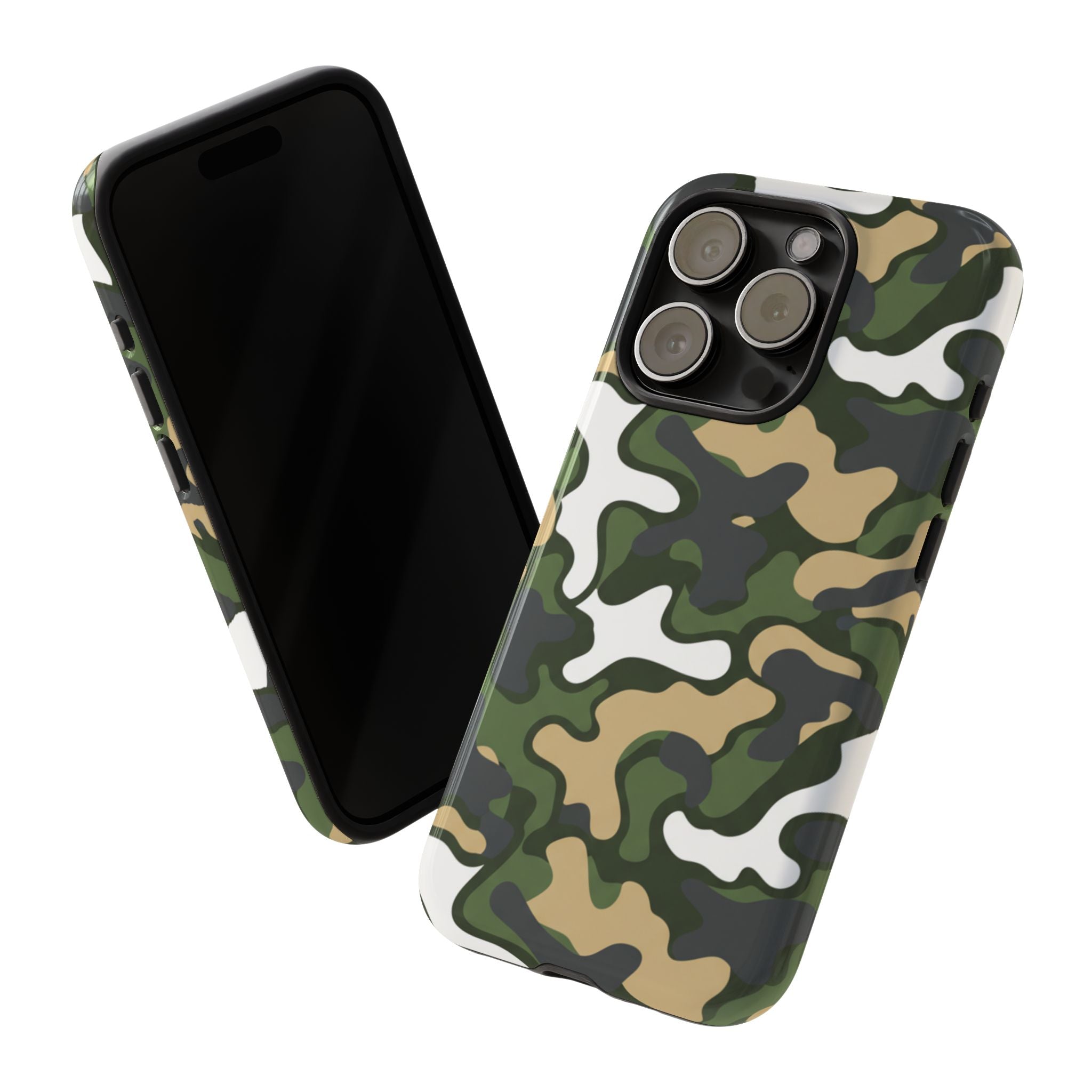 Camouflage Tough Phone Case — Military Camo Protective Cover