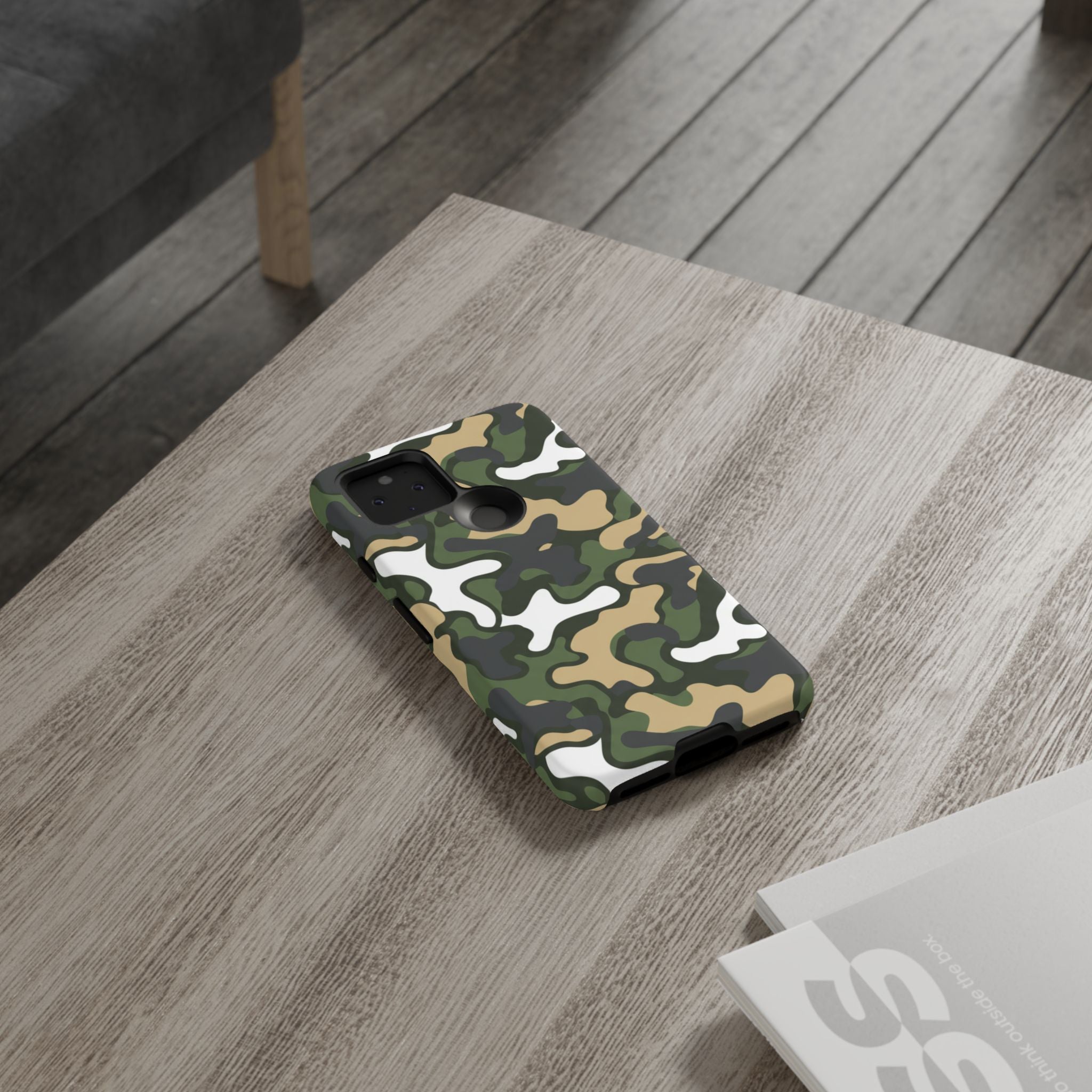 Camouflage Tough Phone Case — Military Camo Protective Cover
