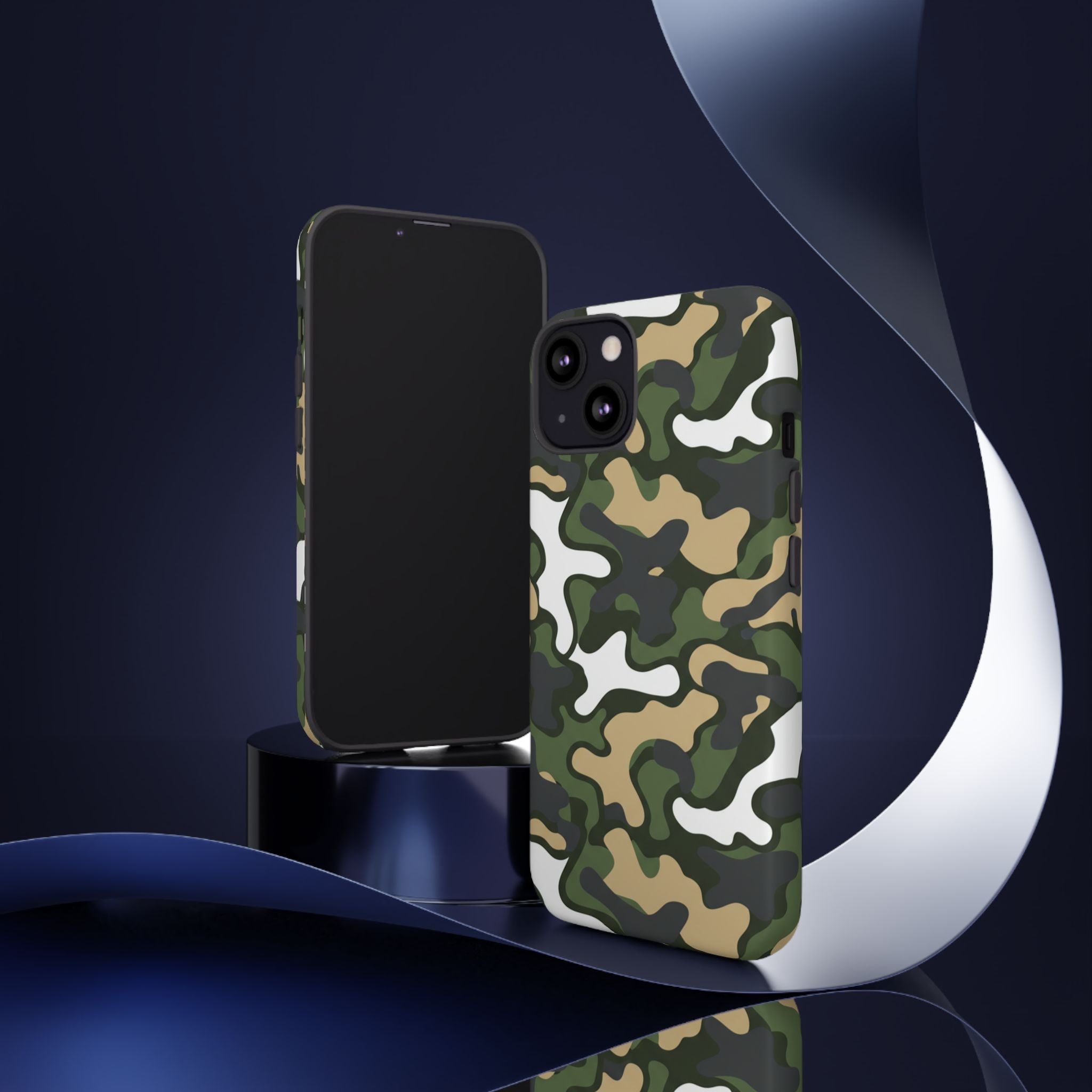 Camouflage Tough Phone Case — Military Camo Protective Cover