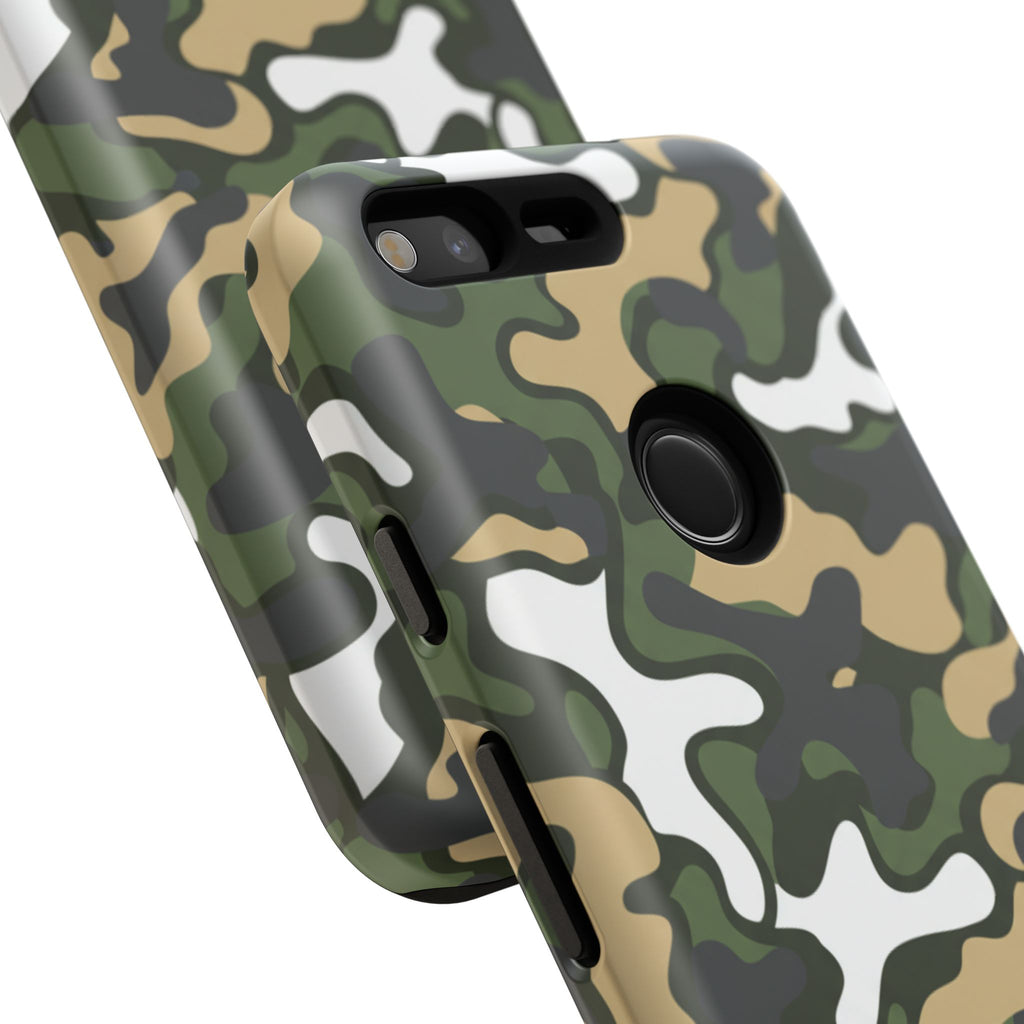 Camouflage Tough Phone Case — Military Camo Protective Cover