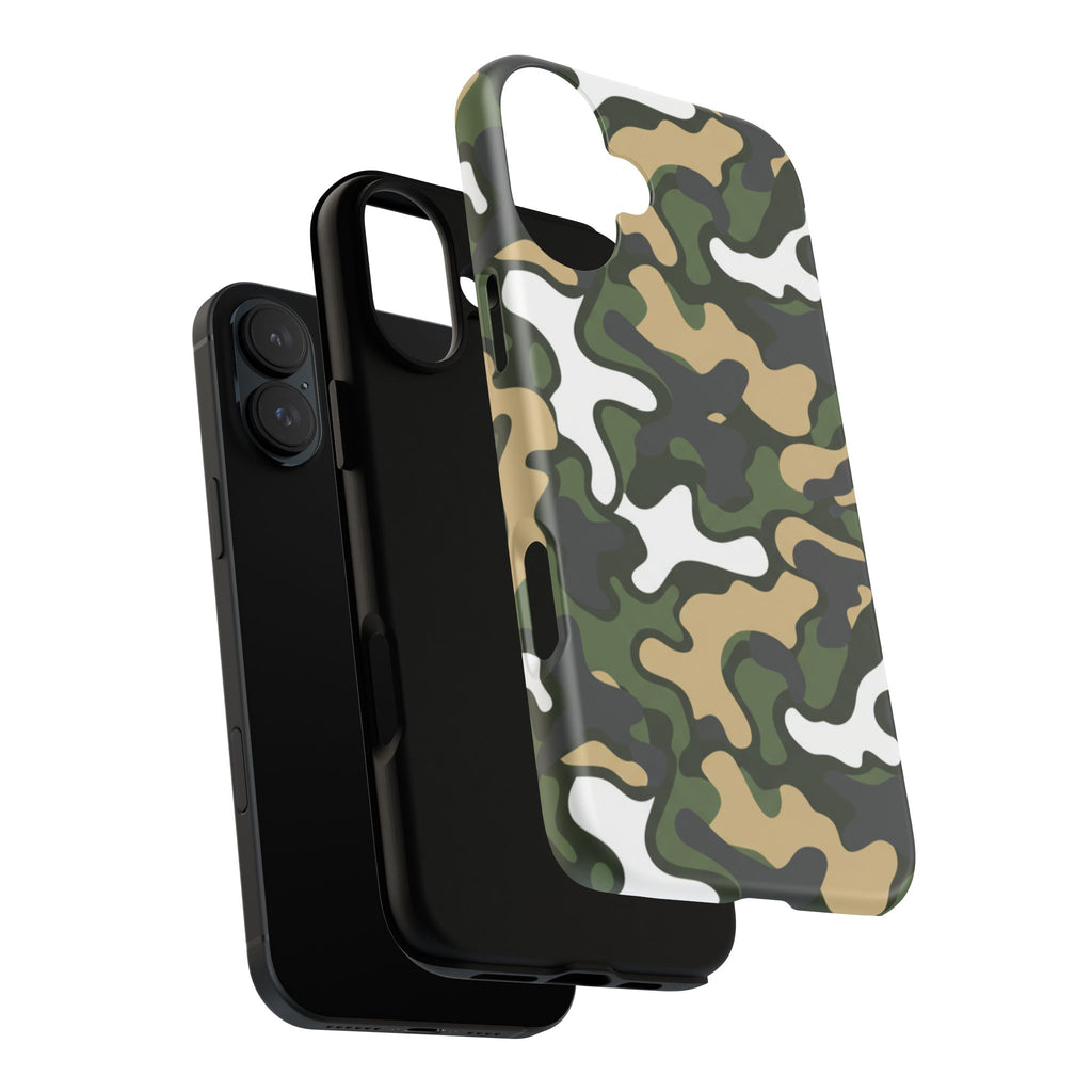 Camouflage Tough Phone Case — Military Camo Protective Cover