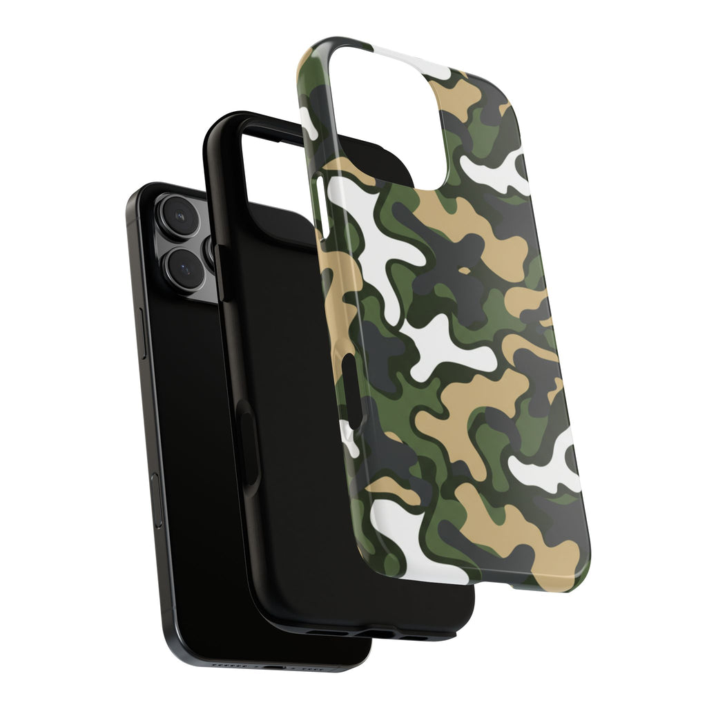 Camouflage Tough Phone Case — Military Camo Protective Cover