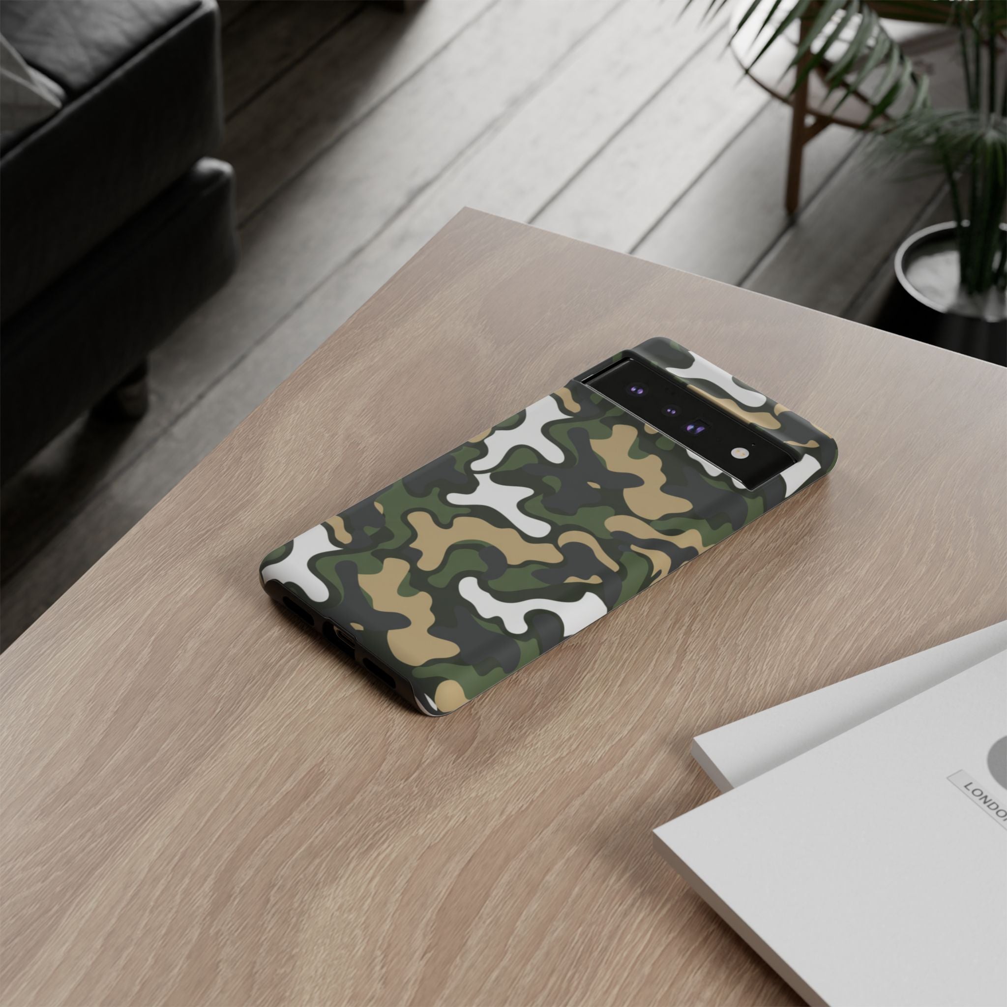 Camouflage Tough Phone Case — Military Camo Protective Cover