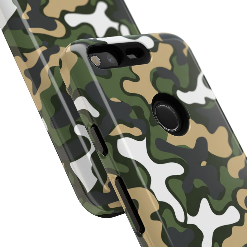Camouflage Tough Phone Case — Military Camo Protective Cover
