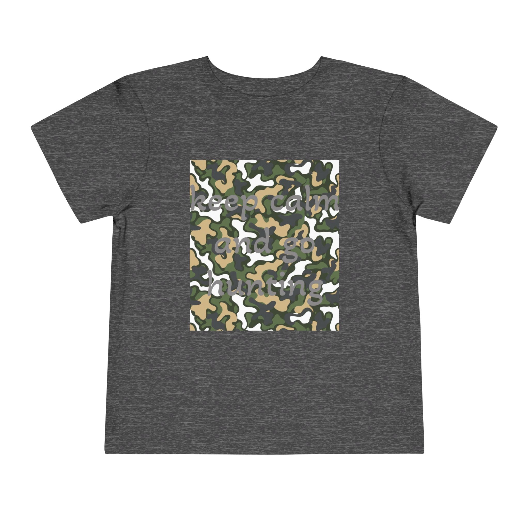 Toddlers' Camo Square Tee - Green Woodland Camouflage Shirt