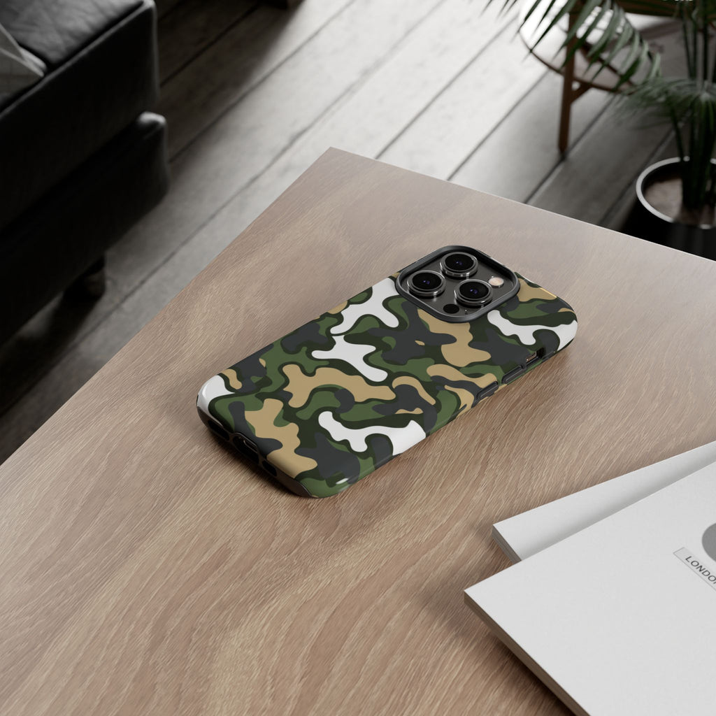 Camouflage Tough Phone Case — Military Camo Protective Cover