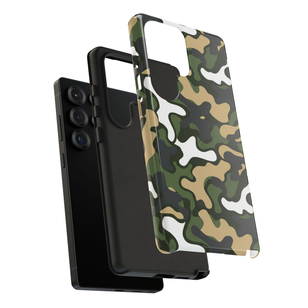 Camouflage Tough Phone Case — Military Camo Protective Cover
