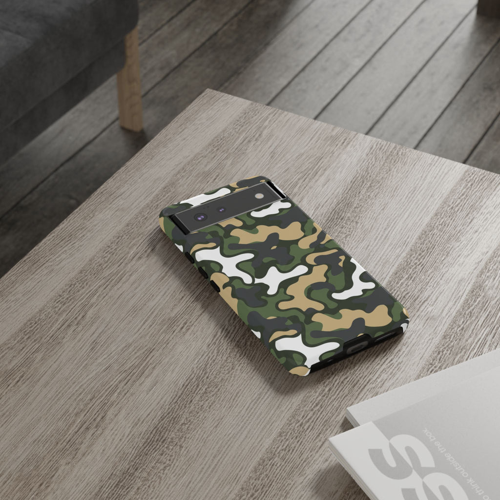 Camouflage Tough Phone Case — Military Camo Protective Cover