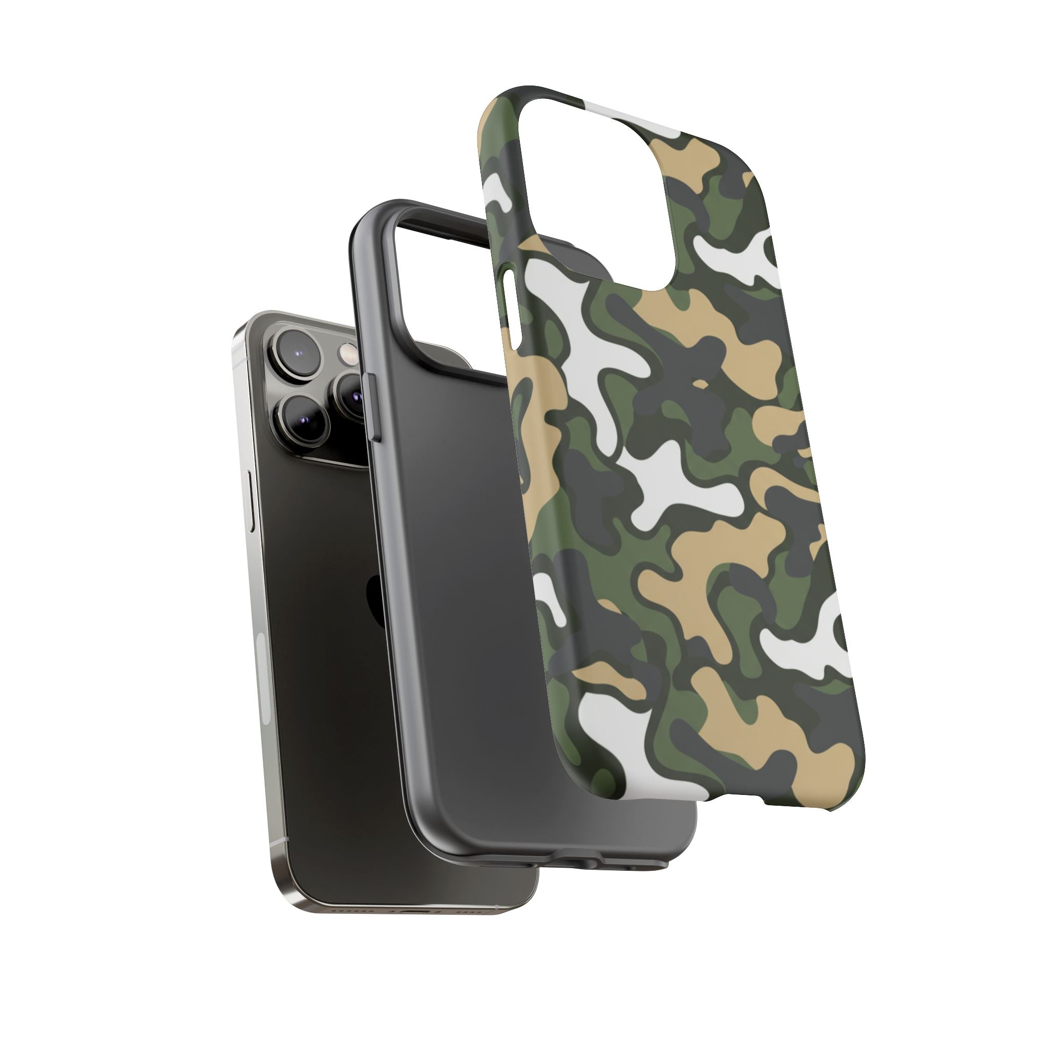 Camouflage Tough Phone Case — Military Camo Protective Cover