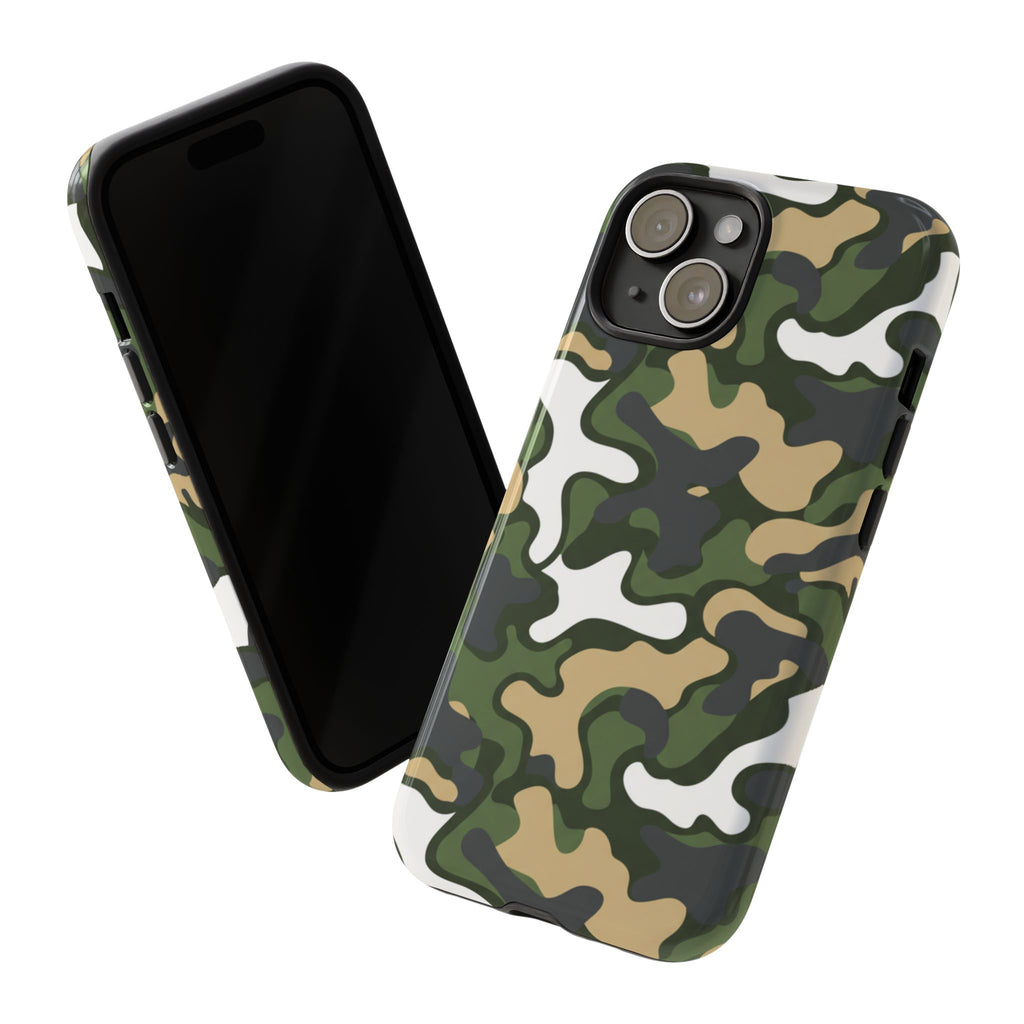 Camouflage Tough Phone Case — Military Camo Protective Cover