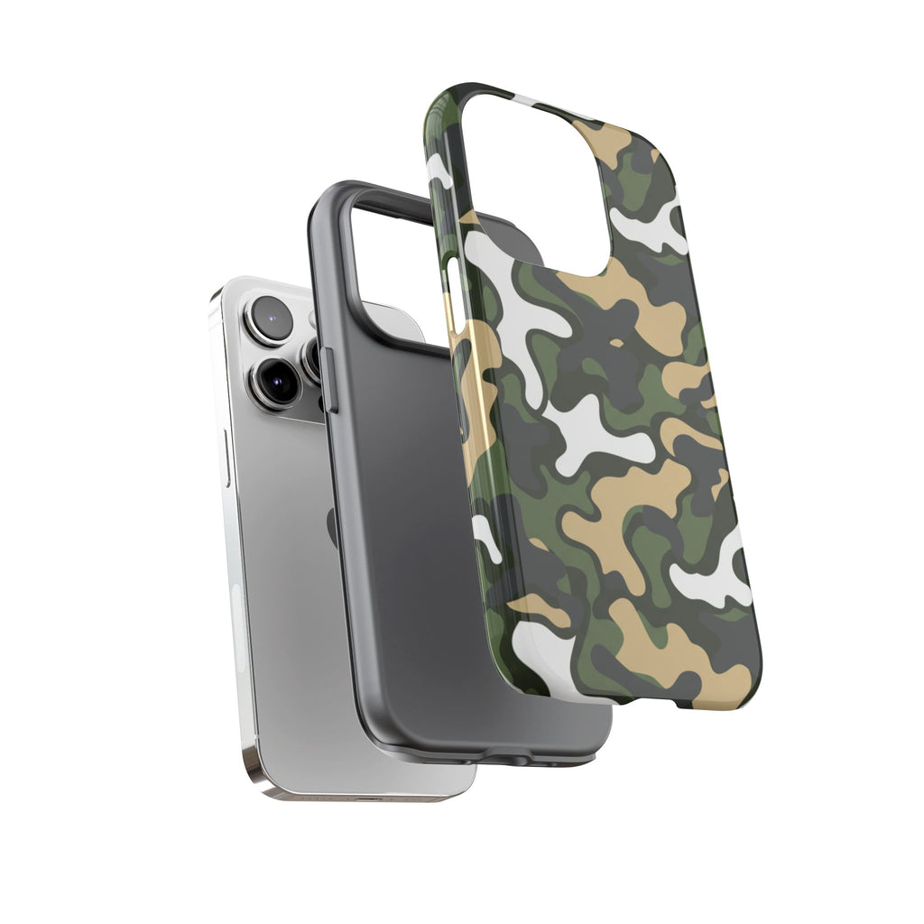 Camouflage Tough Phone Case — Military Camo Protective Cover