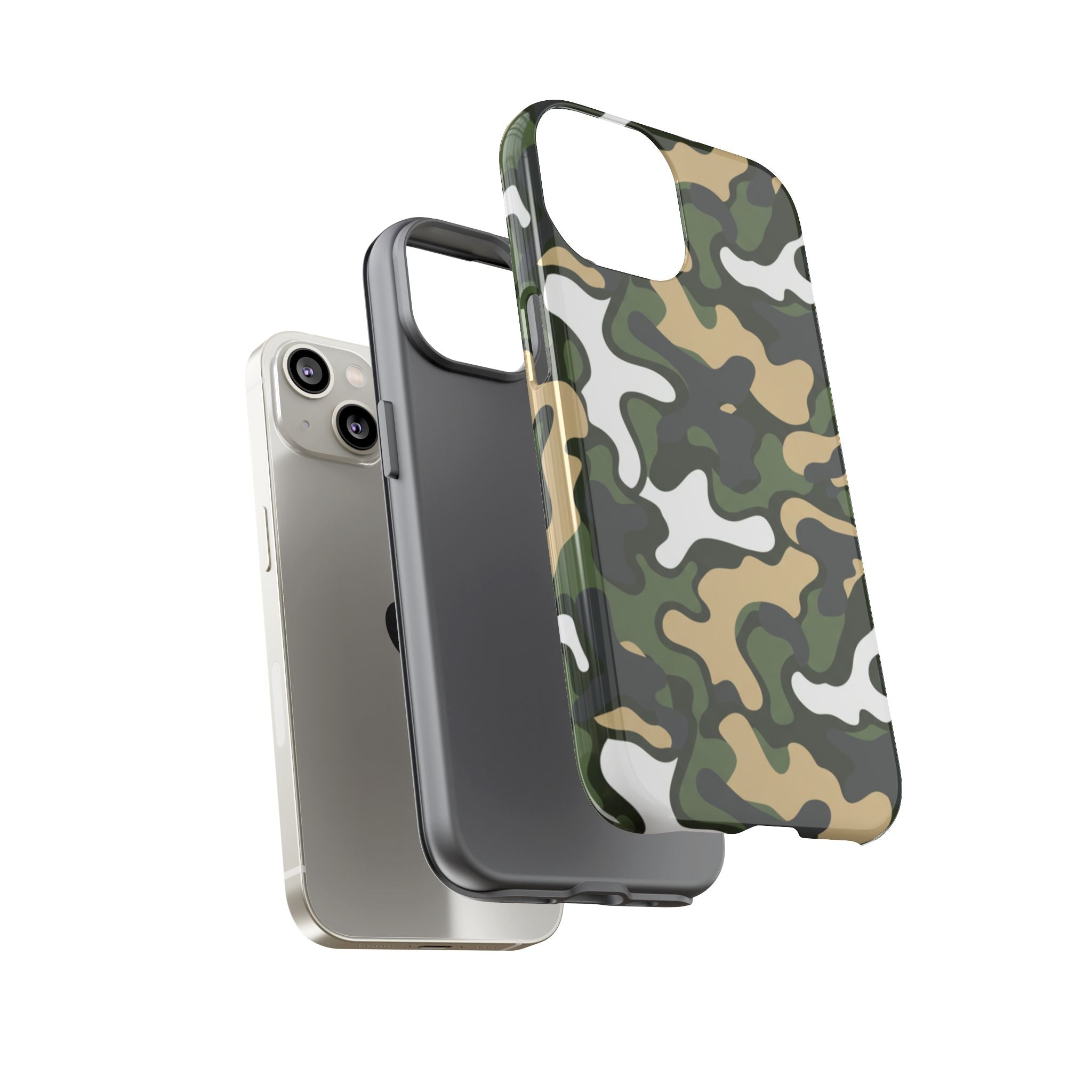 Camouflage Tough Phone Case — Military Camo Protective Cover