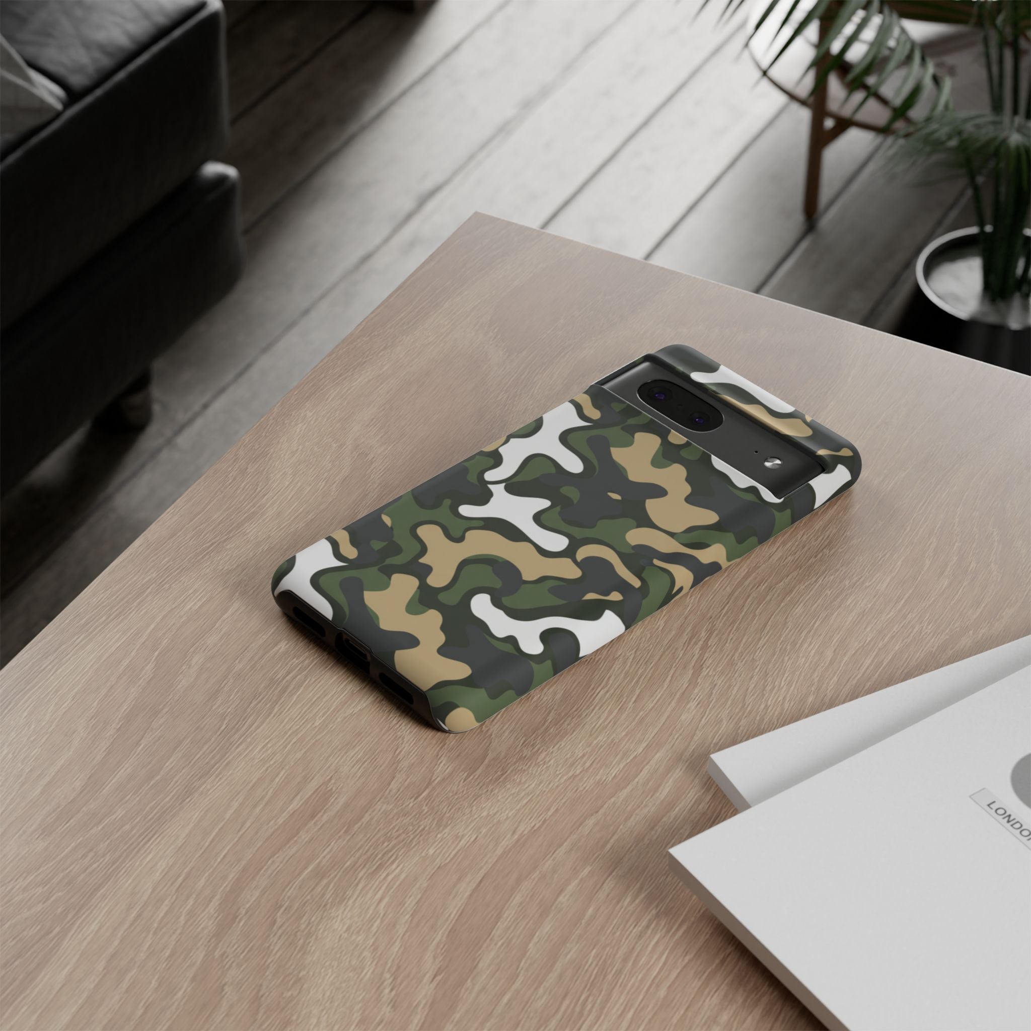 Camouflage Tough Phone Case — Military Camo Protective Cover