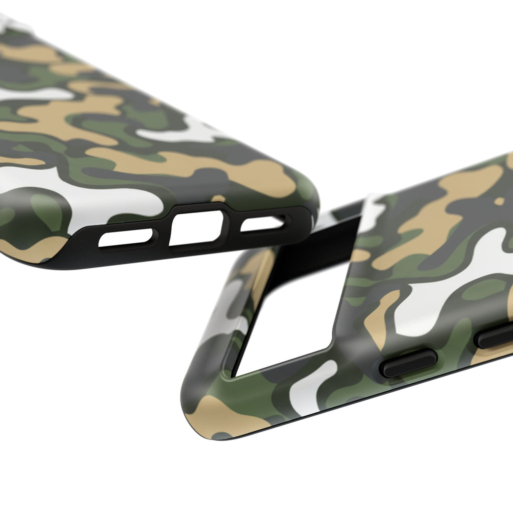 Camouflage Tough Phone Case — Military Camo Protective Cover