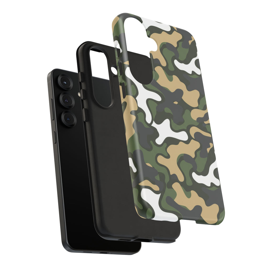 Camouflage Tough Phone Case — Military Camo Protective Cover