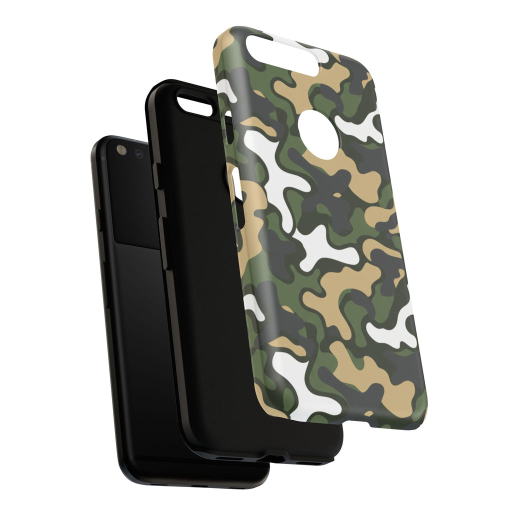 Camouflage Tough Phone Case — Military Camo Protective Cover