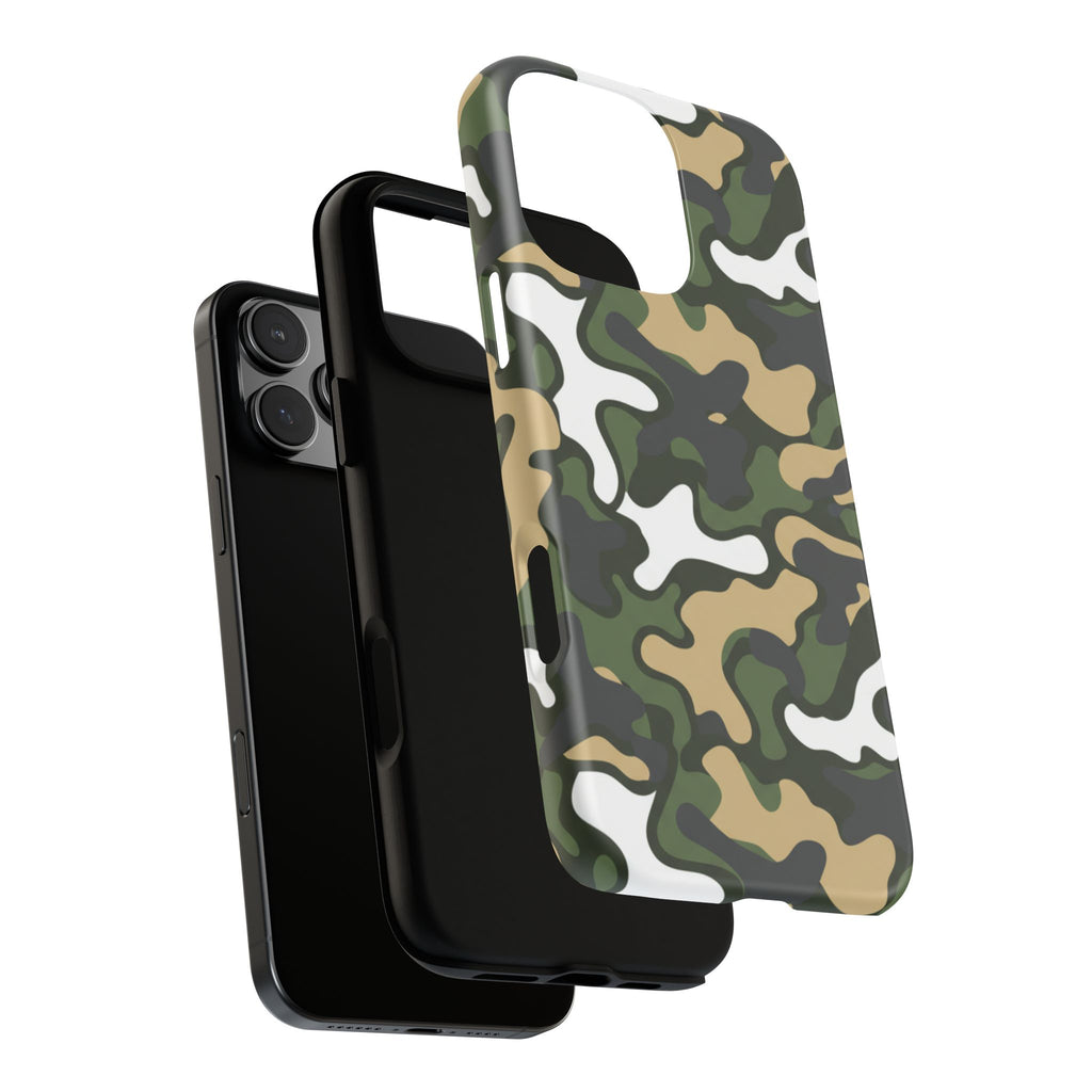 Camouflage Tough Phone Case — Military Camo Protective Cover