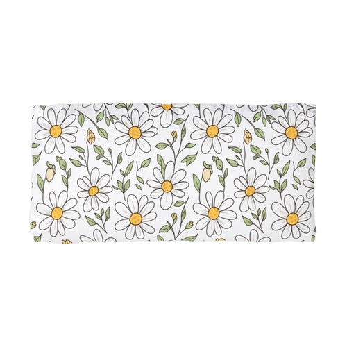 Daisy Floral Microfiber Pillowcase — Cute Yellow Daisies Pattern