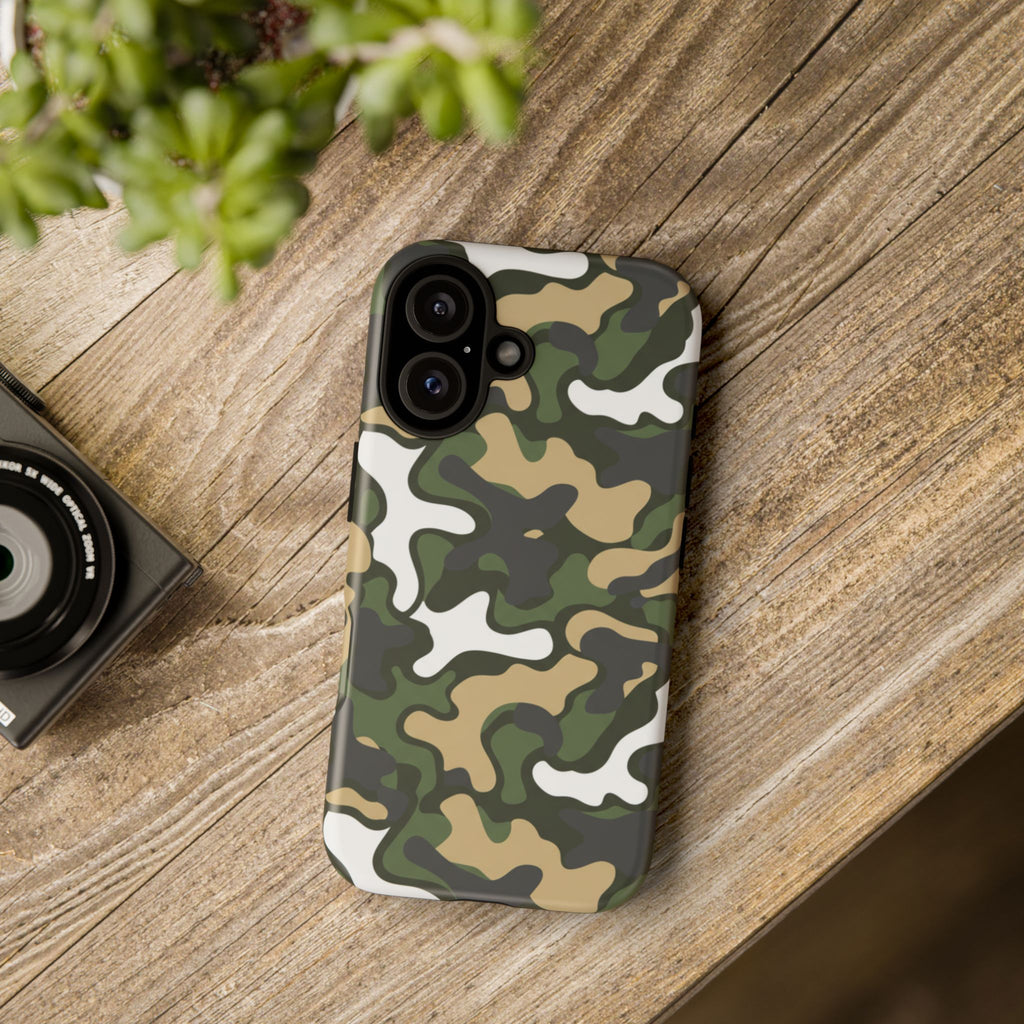 Camouflage Tough Phone Case — Military Camo Protective Cover