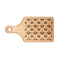 Butterfly Engraved Bamboo Cutting Board — Decorative Serving & Prep Board
