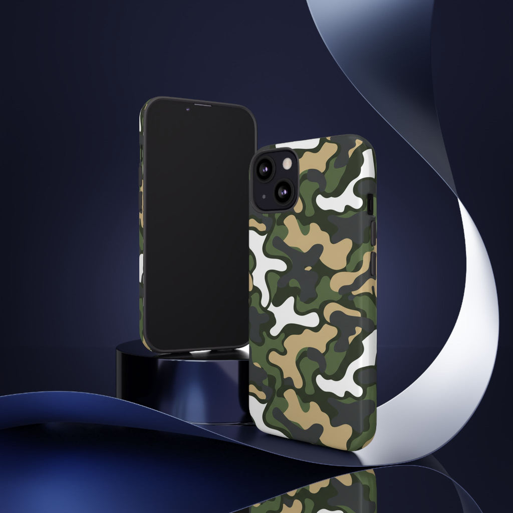 Camouflage Tough Phone Case — Military Camo Protective Cover