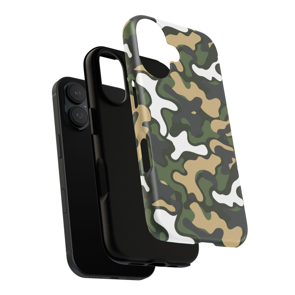 Camouflage Tough Phone Case — Military Camo Protective Cover