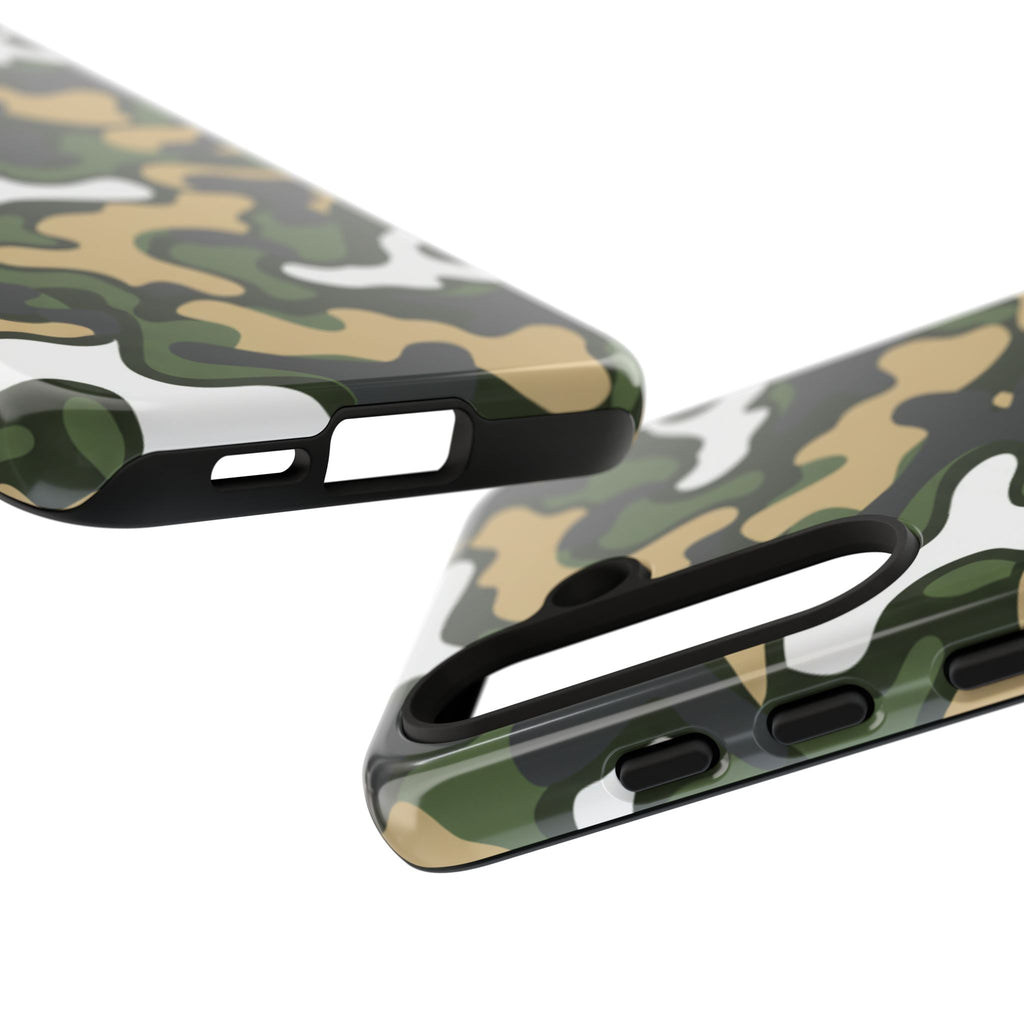 Camouflage Tough Phone Case — Military Camo Protective Cover