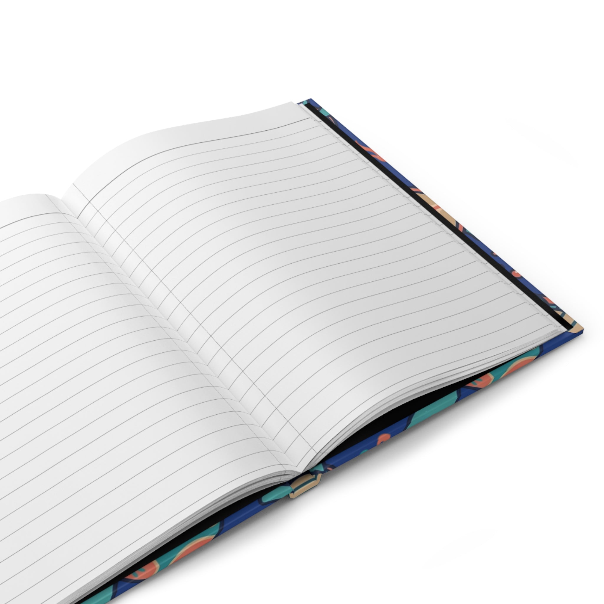 Turtle Pattern Hardcover Journal — Cute Sea Turtle Notebook for Kids & Ocean Lovers