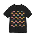 Butterfly Pattern Tee — Pastel Moth Floral Unisex T-Shirt