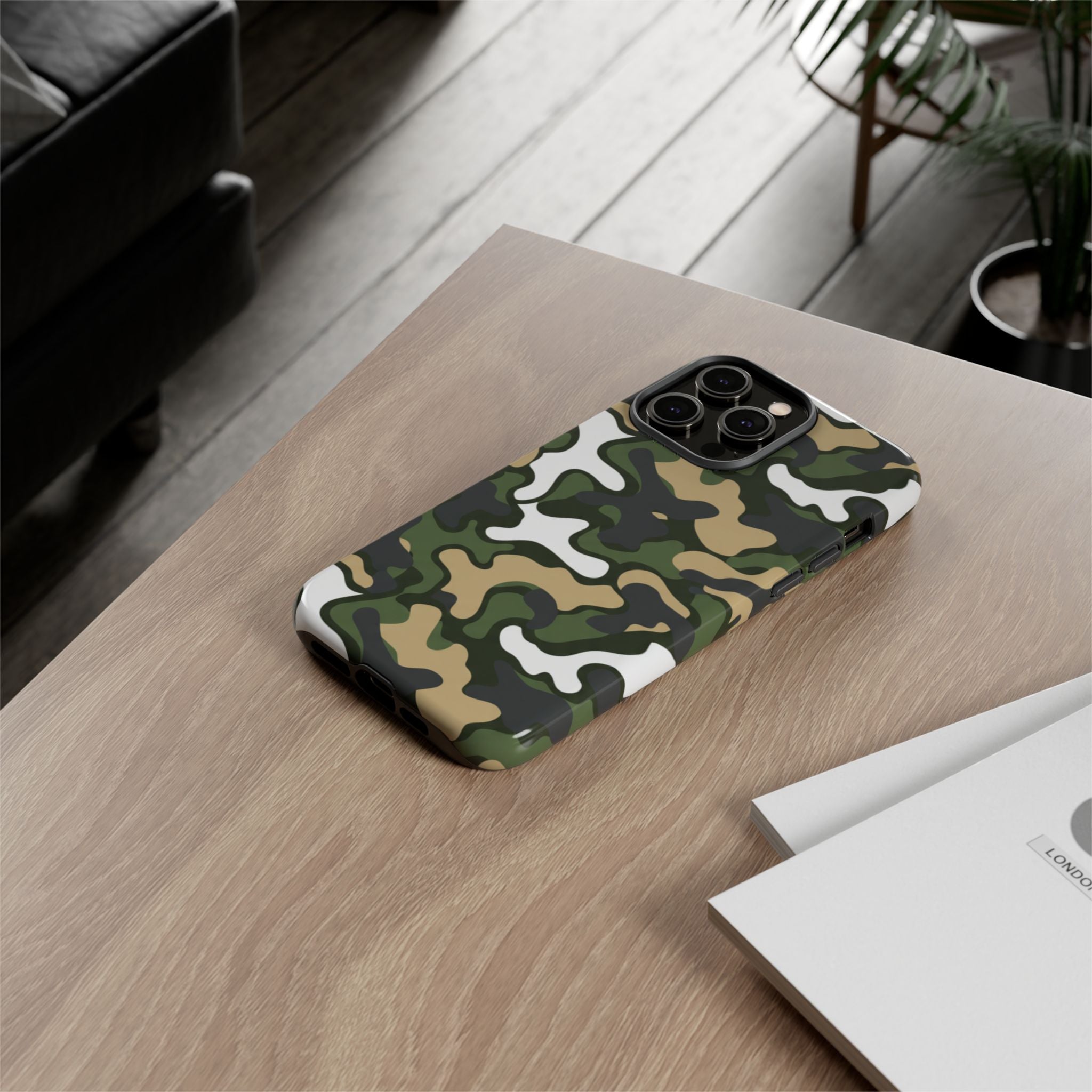Camouflage Tough Phone Case — Military Camo Protective Cover