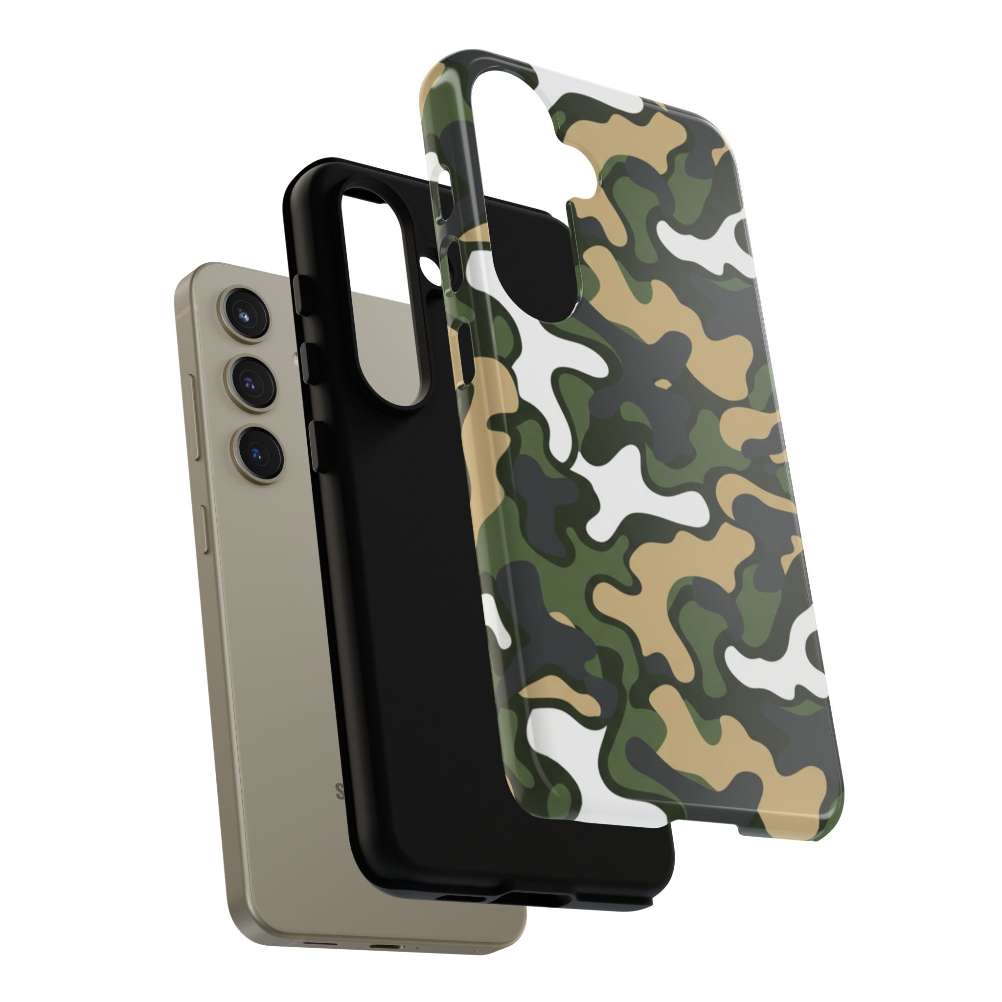 Camouflage Tough Phone Case — Military Camo Protective Cover